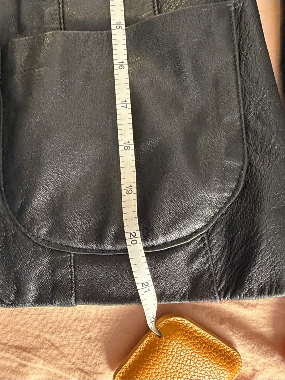 Canali Vintage Black Leather Jacket ya - Picture 13 of 14